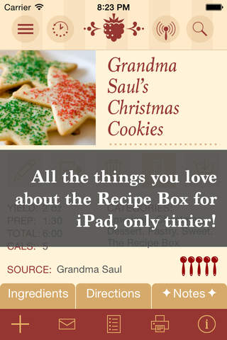 The Recipe Box To Go — Your Pocket, Your Recipes - náhled