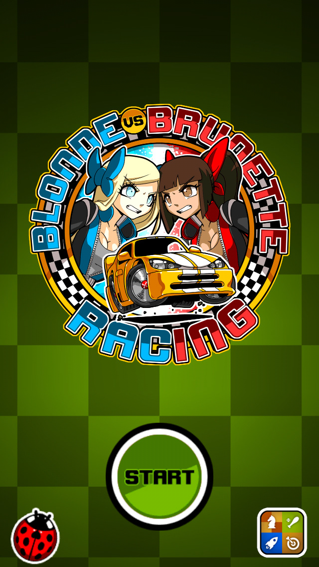 Blonde vs Brunette Racing - Two-player kart racing fun! screenshot 5