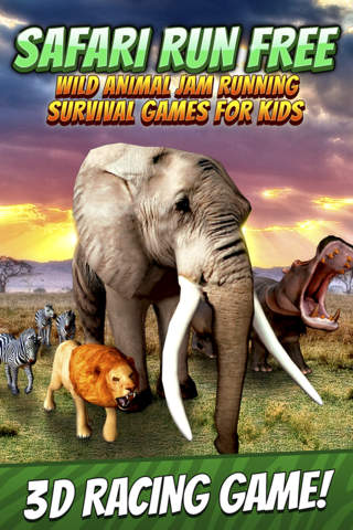 Safari Run Free - Wild Animal Jam Running Survival - náhled