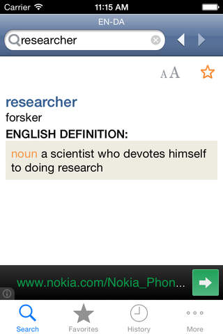 Danish<>English Dictionary - náhled