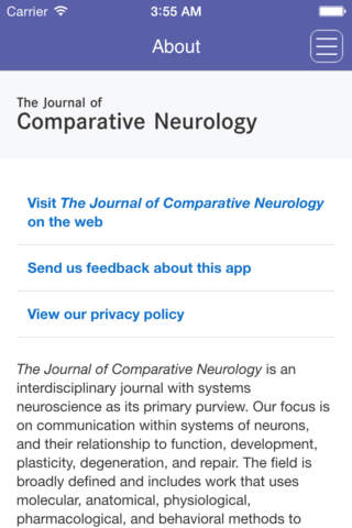 The Journal of Comparative Neurology - náhled