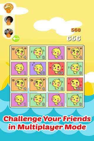 2048 Naughty Ducks: Match The Ducklings Tiles Numb - náhled