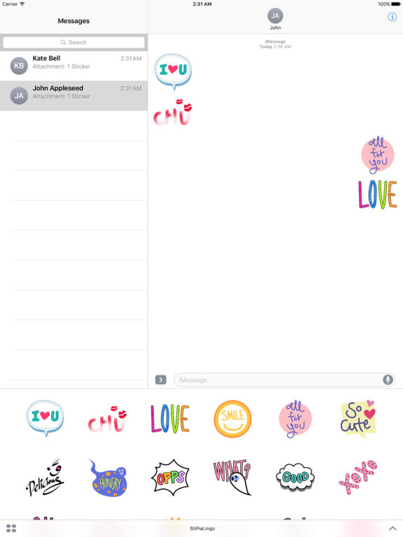 Animated Lingo Stickers screenshot 4