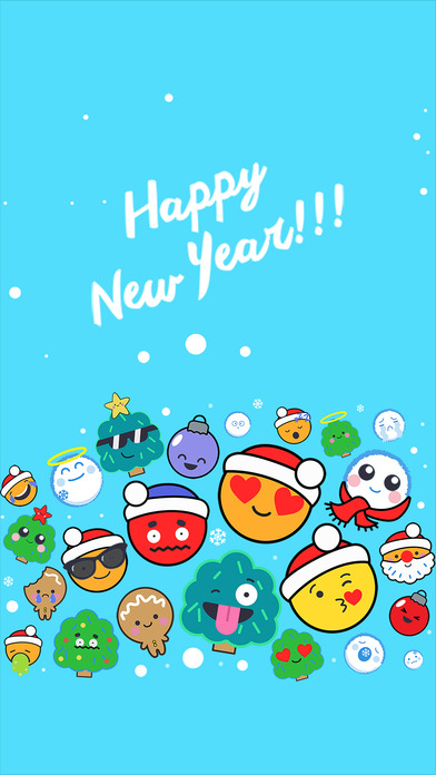 New Year Emoticons screenshot 1
