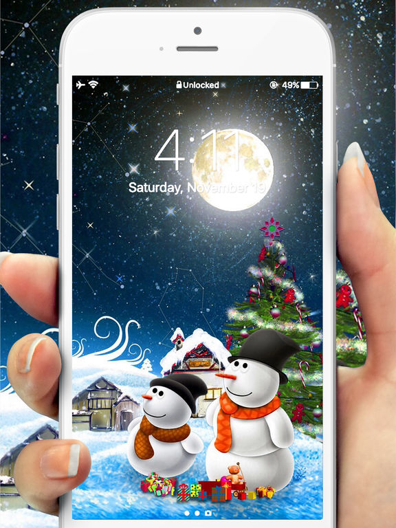 Sfondi Natalizi Iphone 6 Plus.Buon Sfondi Di Natale Xmas Hd Sfondi Apps 148apps