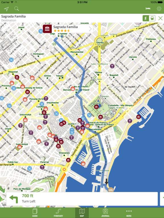 Barcelona Travel Guide (with Offline Maps) screenshot 8