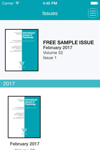 International Journal of Psychology - náhled