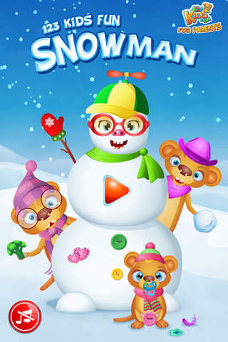 123 Kids Fun Snowman - Make a Snowman free game - náhled