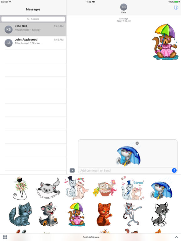 Cat Cute Stickers Apps 148Apps