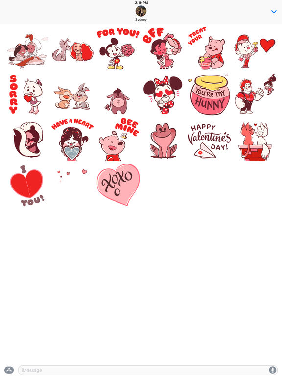 Disney Stickers: Love screenshot 7
