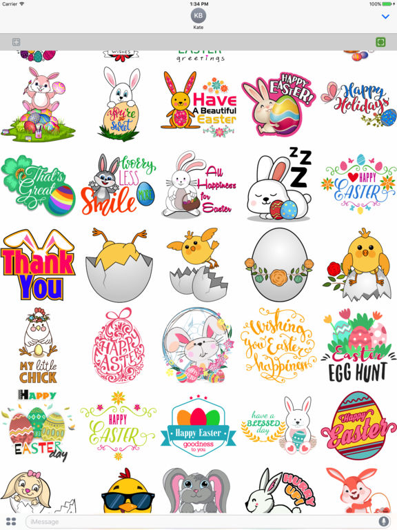 EasterMoji - Easter Emoji Stickers for iMessage screenshot 6