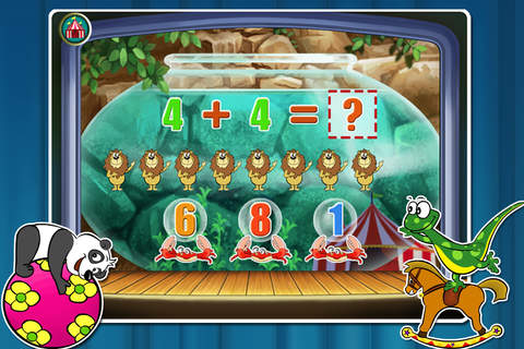 Animal Preschool! Circus- Educational app for kids - náhled