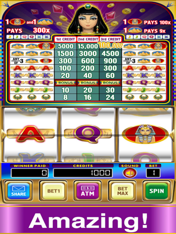 Ancient Egyptian Jackpot Slots Pro Edition screenshot 2