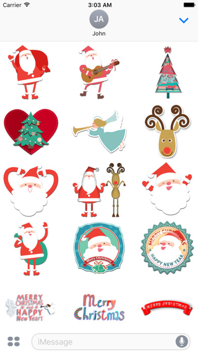 StiPia - Christmas Stickers screenshot 3
