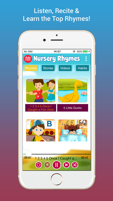 App Shopper: 100 Top Nursery Rhymes (Education)