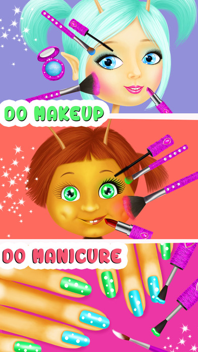 Fairyland 4 Meadow Princess - Makeup & Hair Salon screenshot 3