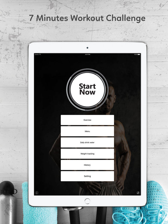 Video Fitness Trainer 7 Minute Workout Challenge Ipad