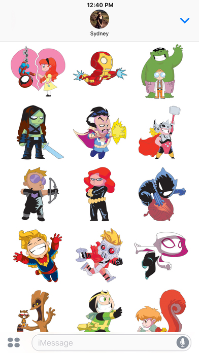 Marvel Stickers: Young Marvel screenshot 4
