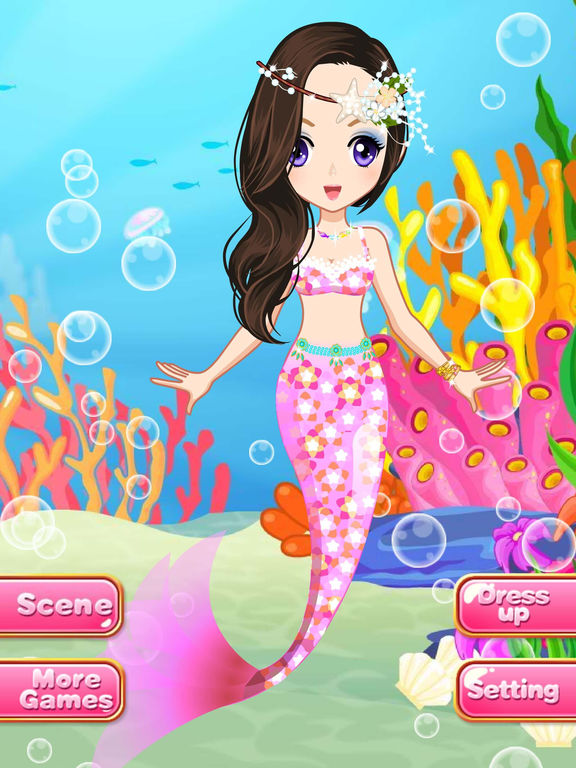 App Shopper: Little Mermaid - Makeover Salon Girl Games (Games)