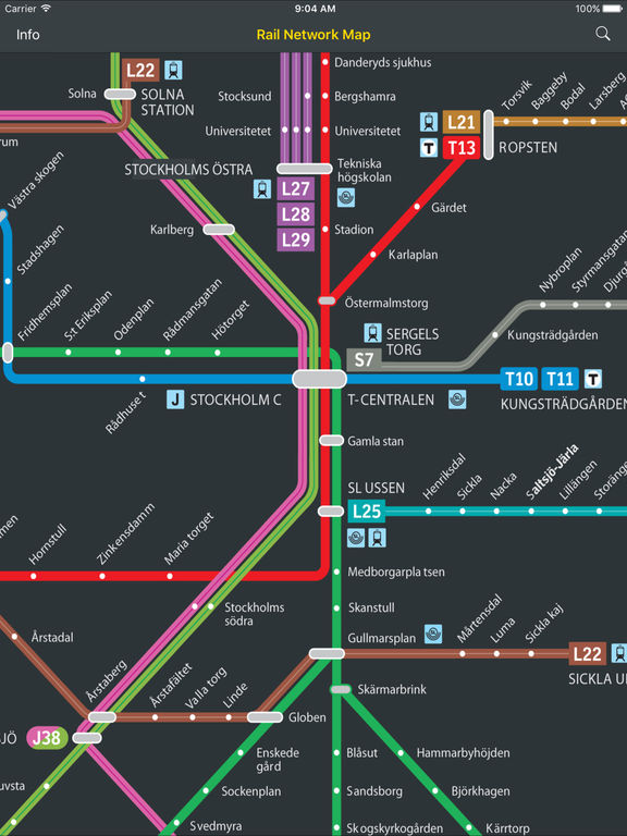 App Shopper: Transit Map Stockholm SL (Travel)