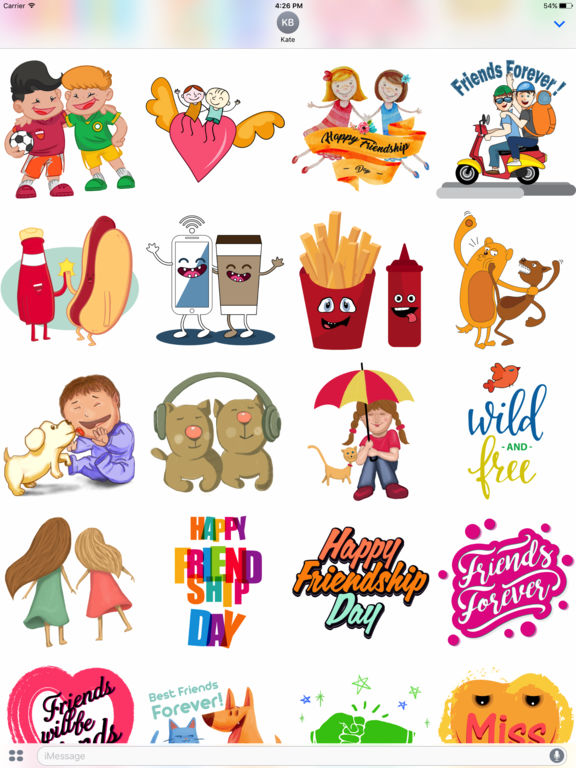 FriendshipMoji - Emojis for Friendship & Bonding screenshot 5