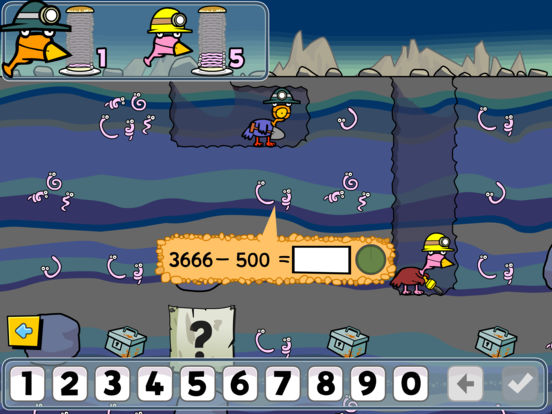 Miner Birds - Addition and Subtraction screenshot 10