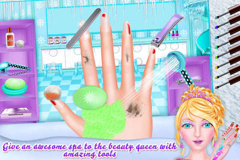 Ice Princess Nail Salon Girls Games - náhled