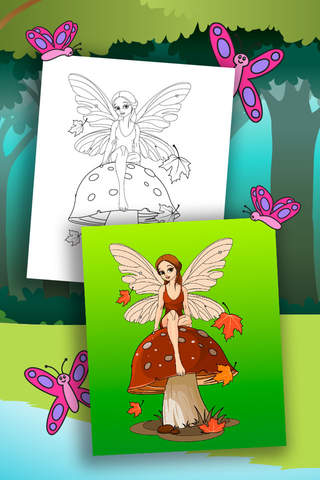 Fairy Coloring Book – Color and Paint Drawings of  - náhled