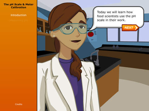 Virtual Labs: pH Scale and Meter Calibration - náhled