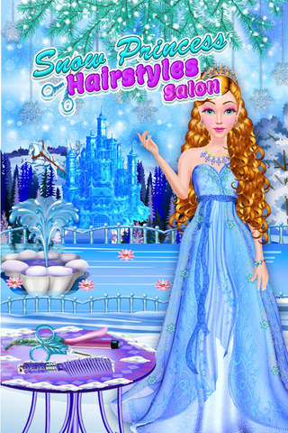 Ice Princess Hairstyles Hair Salon Girls Games - náhled
