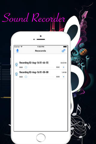 sound recorder lite - náhled