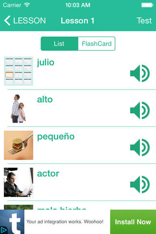 Learn Spanish By Picture and Sound - Easy to learn - náhled