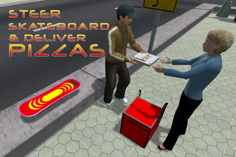 Skateboard Pizza Delivery – Speed board riding & p - náhled