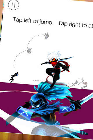 Crazy Man Jump and Jump - Stick Ninja Heroes Dash - náhled