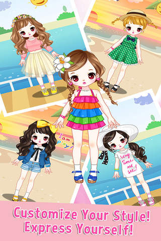 Sweet Summer Girl - Beach Dress Up,Anime Kids Game - náhled