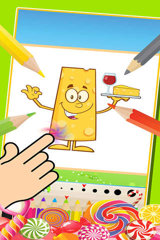 Food Coloring Book Kids Painting Free Printable Co - náhled