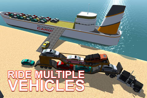 Cargo Ship Car Transporter – Drive truck & sail bi - náhled