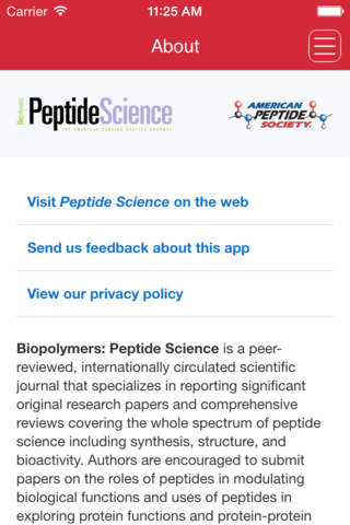 Peptide Science - náhled