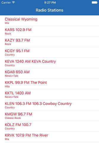 Radio Channel Wyoming FM Online Streaming - náhled