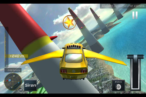 Flying Police Car Simulator 3D - náhled