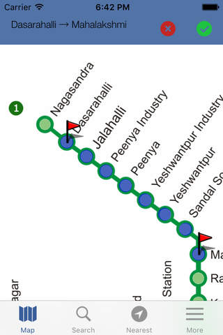 Bangalore MetroMap - náhled
