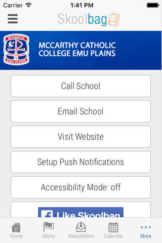 McCarthy College Emu Plains - Skoolbag - náhled