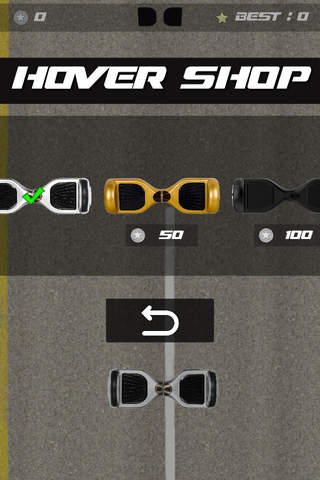 Hoverboard on Street with 2 finger multitouch - náhled