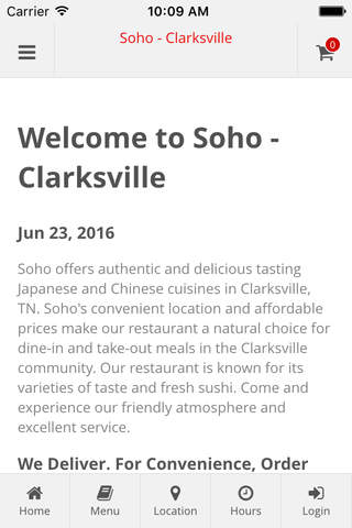 Soho - Clarksville Online Ordering - náhled