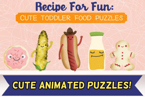 Recipe for Fun: Cute Toddler Food Puzzles - náhled