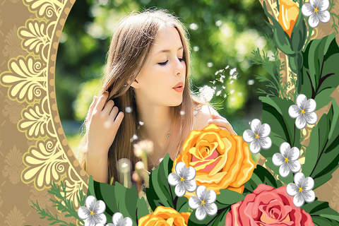 Flower Photo Frames Deluxe-Free photo in flower - náhled