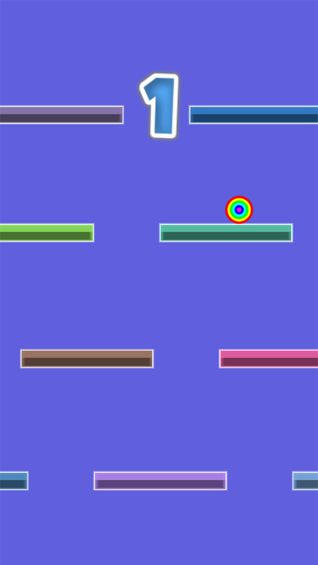 Rolling Balls - Moving Down Game screenshot 2