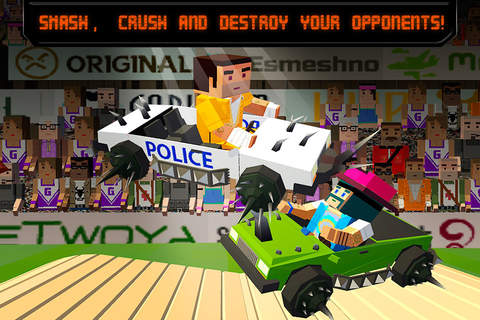 Pixel Car Fighting Arena 3D - náhled