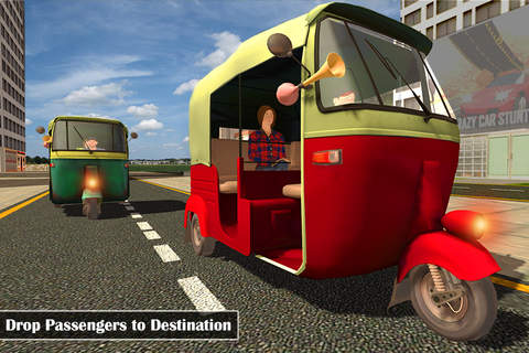 Futuristic Flying Tuk Tuk Simulator - Auto Ricksha - náhled