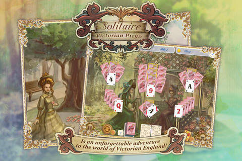 Solitaire Victorian Picnic HD Free - náhled